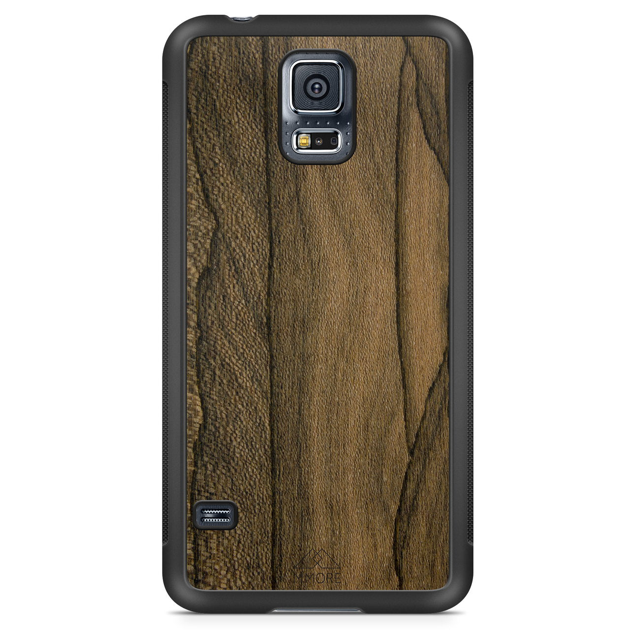 Caja del teléfono Samsung S5 de madera de ziricote