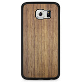 Capa de telefone de madeira americana nogueira para Samsung S6