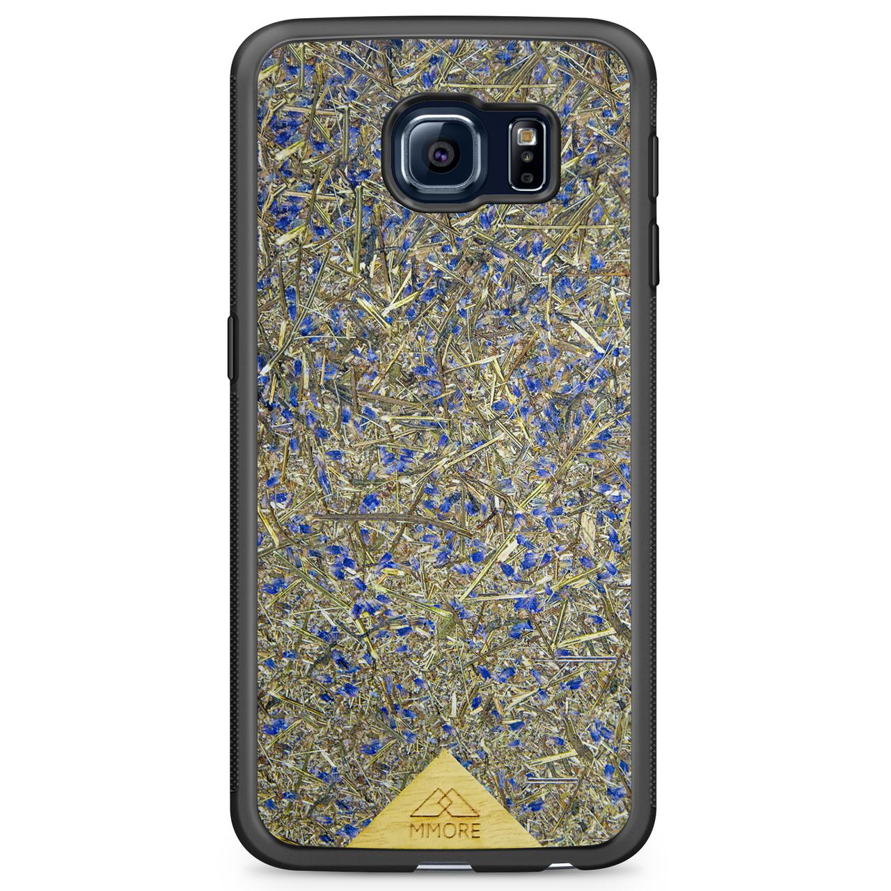 Samsung Galaxy S6E Schwarzer Rahmen Lavendel Handyhülle