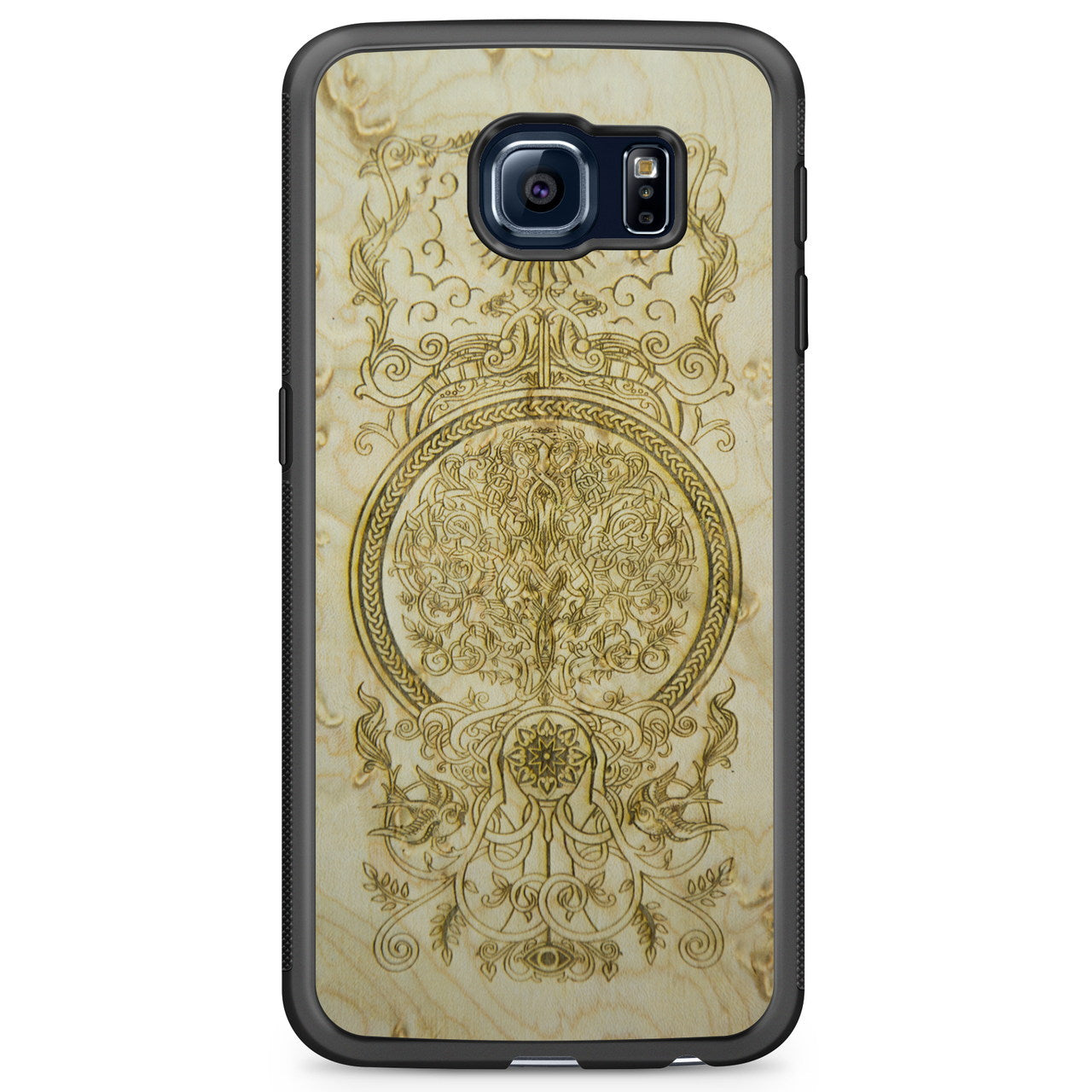 Tree of Life Samsung S6 Edge Wooden Phone Case