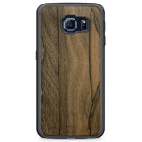 Funda para teléfono Samsung S6 Edge de madera de ziricote