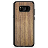Étui de téléphone en bois Samsung S8 en noyer américain