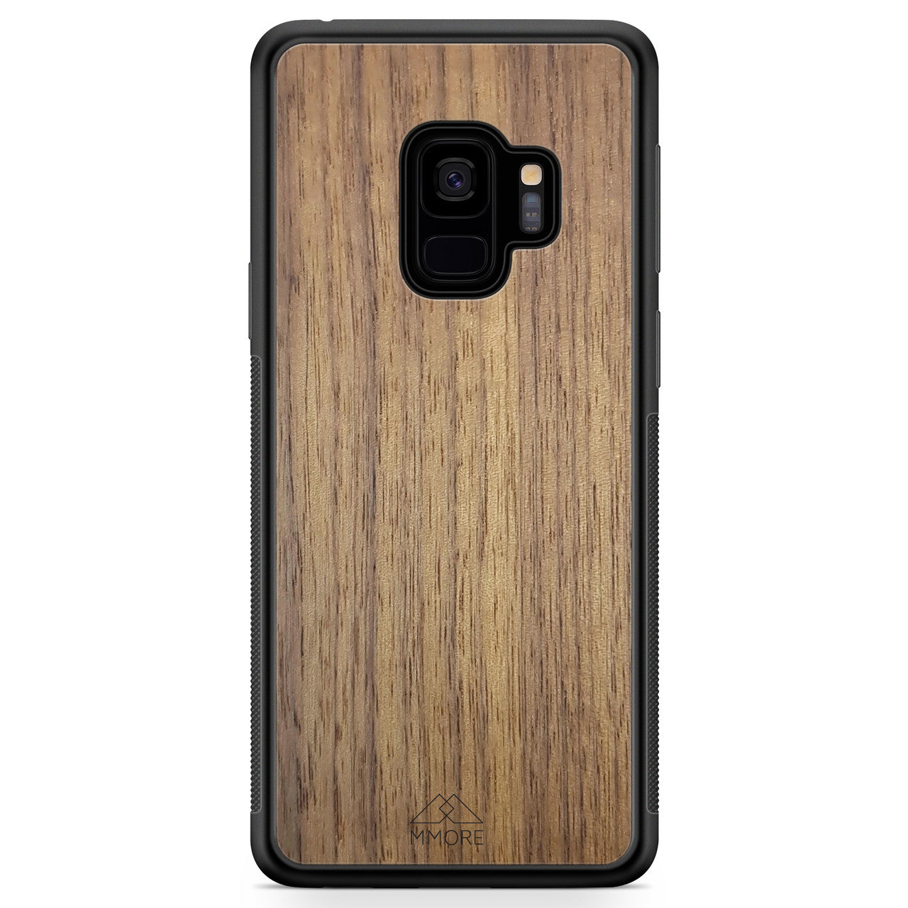 Funda de madera para teléfono Samsung S9 de nogal americano